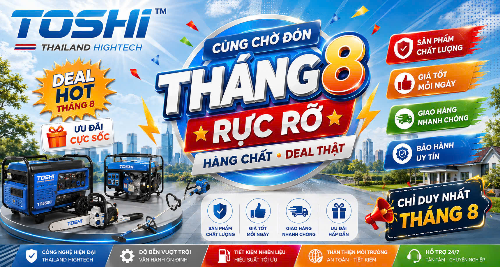 Banner Quảng Cáo Máy Nông Nghiệp TOSHI 3